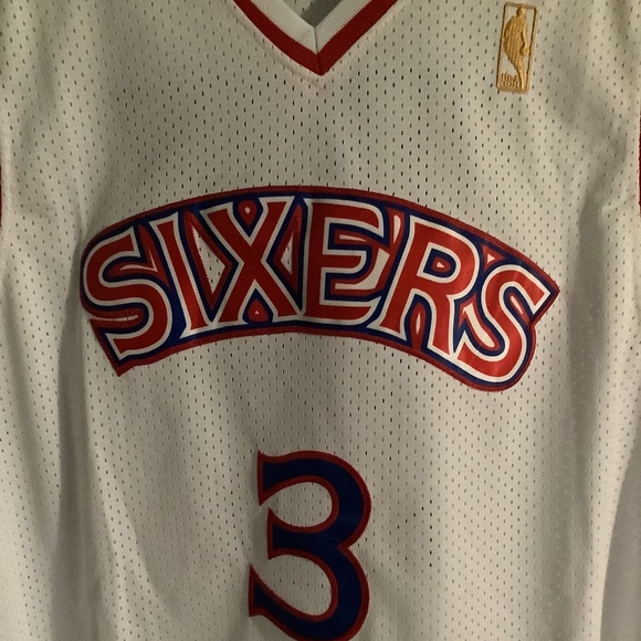 Allen Iverson Throwback 76ers Jersey Mens XXL - Picture 2 of 10